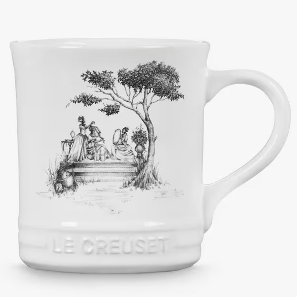 Le Creuset Sheila Bridges Collection Harlem Toile de Jouy, Ladies in Waiting Mug
